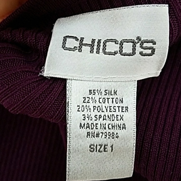 CHICO'S SWEATER SIZE 1 - Picture 6 of 7